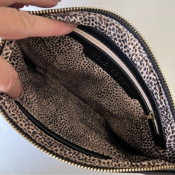 NWT Sole Society Black Ruffle Clutch Purse Handbag - Picture 5 of 6